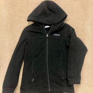 Columbia Kids Fleece Zip Up Jacket - GRAY